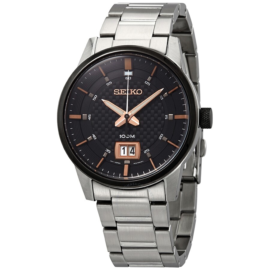  Quartz Black Dial Men's Watch 