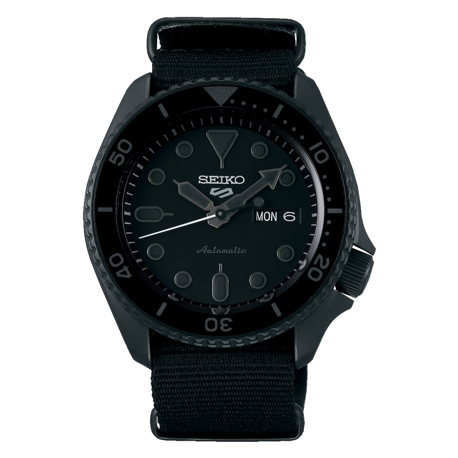 Seiko 5 Automatic Black Dial Unisex Watch SRPD79
