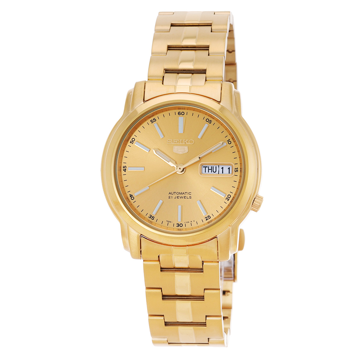 Seiko Series 5 Automatic Gold Dial Men's Watch SNKL86K1
