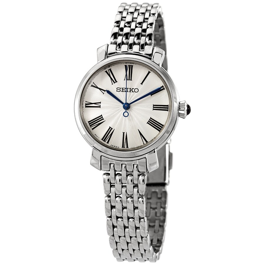 seiko silver dial watch