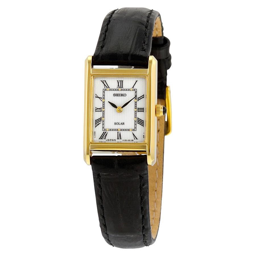 希少美品 セイコー SUP250 タンク ソーラー レディース クォーツ 腕時計 Seiko Solar White Women's Watch - SUP250 for sale online | eBay