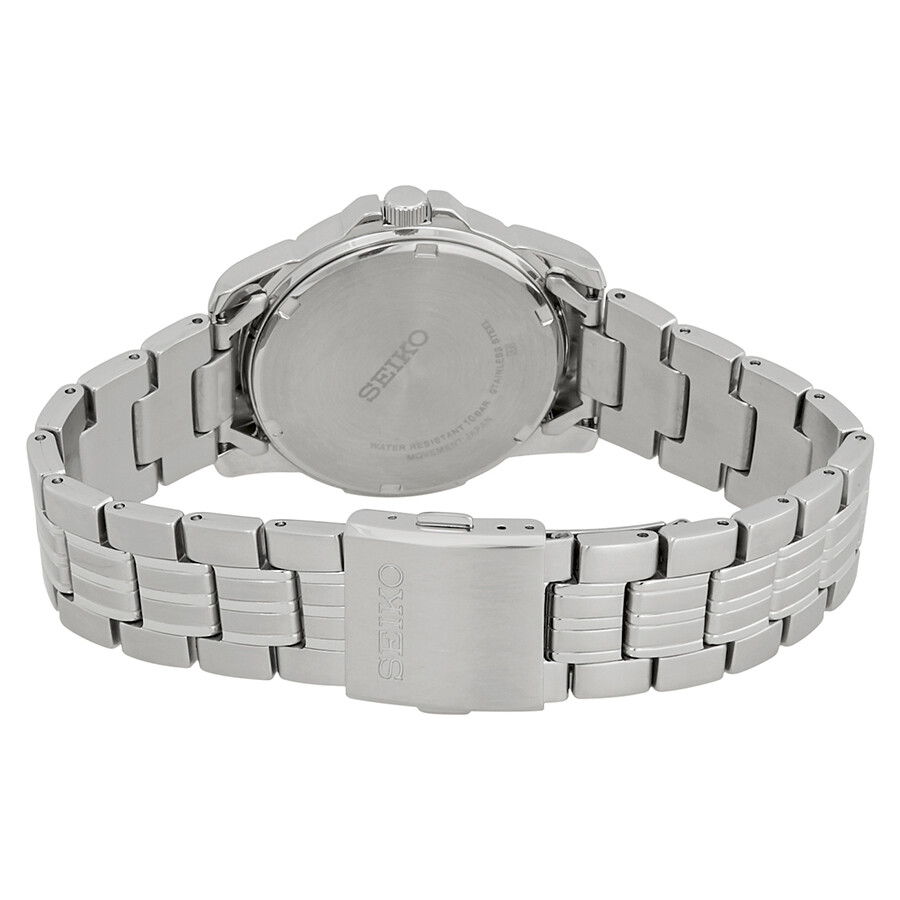  Solar White Dial Stainless Steel Men's Watch 