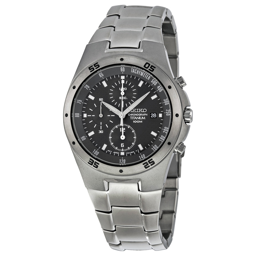 Seiko Titanium Chronograph Men s Watch SND419 4954628004741 Watches 