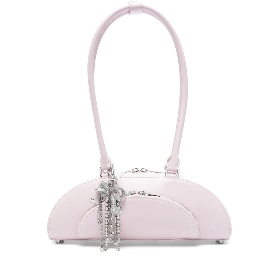 Self-portrait 'curved Charm' Shoulder Bag Self Portrait In Pink