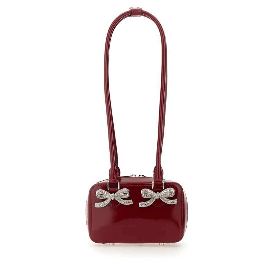 Self-portrait Shoulder Bag. In Red