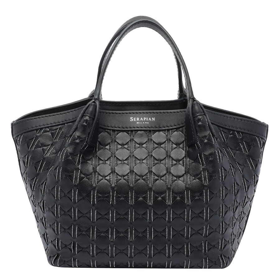 Serapian Mini Secret Handbag In Black