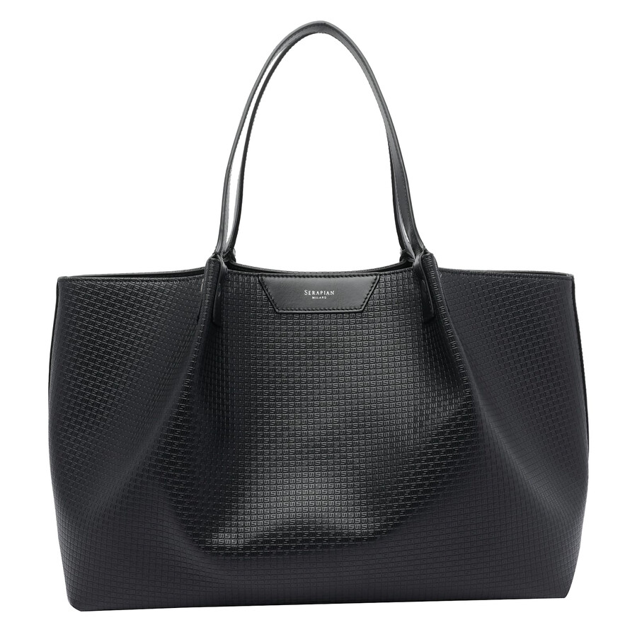 Serapian Stepan Secret Shoulder Bag In Black