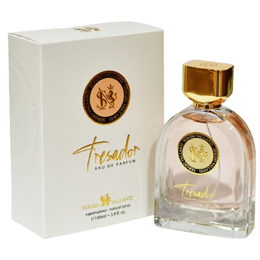 Sergio Vallanti Unisex Tresador Intenso Edp 3.4 oz Fragrances 3760060763761 In Amber / Green