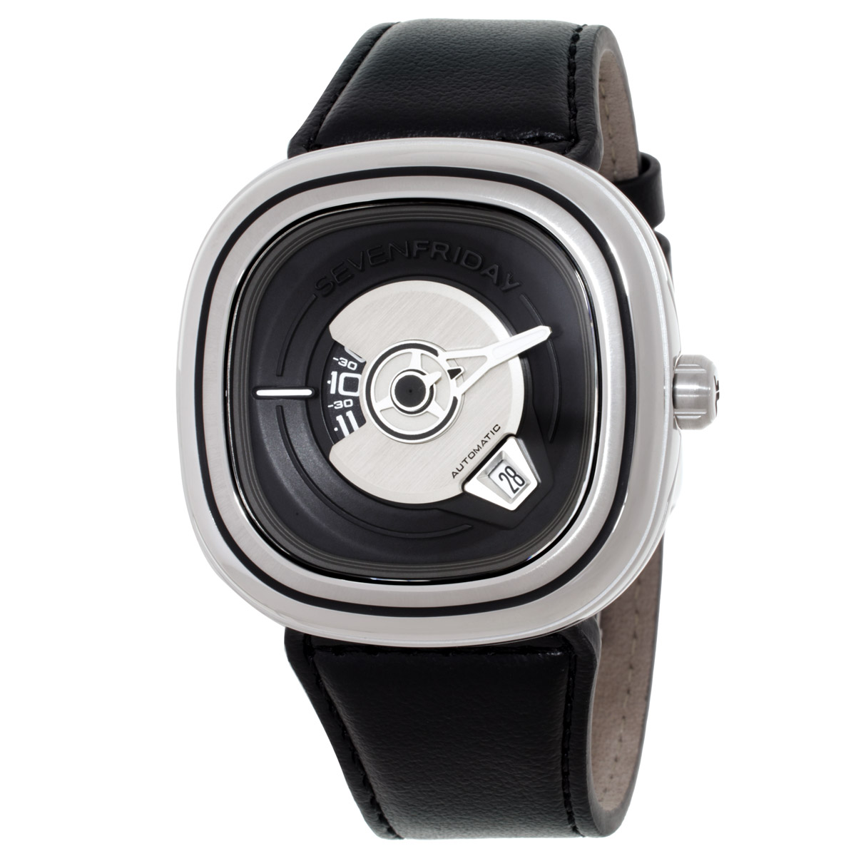 Sevenfriday Pe Automatic Black Dial Men's Watch PE1/01