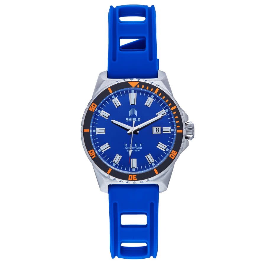 Shop Shield Reef Blue Dial Men's Watch Sldsh119-6