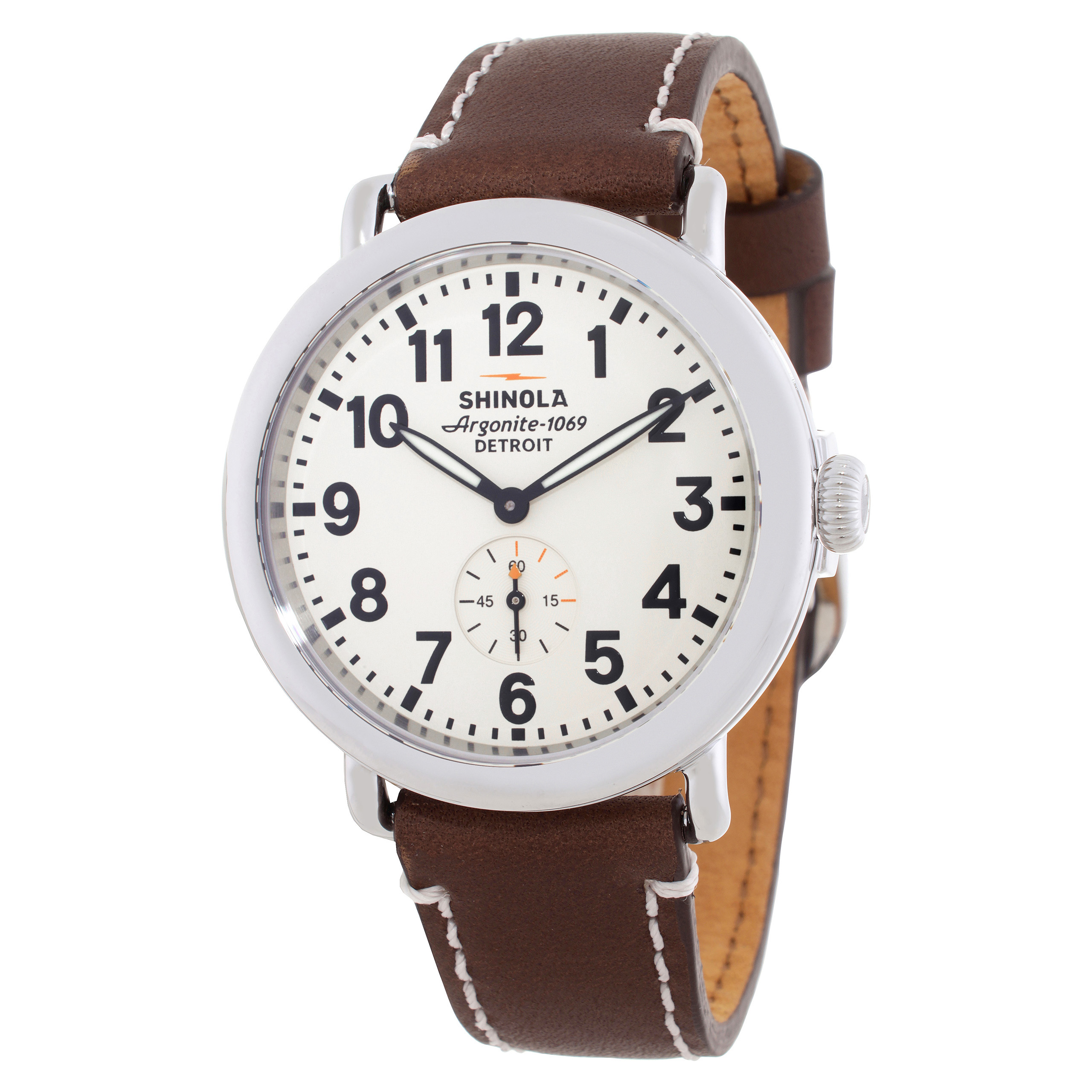 Shinola Aucoin Quartz White Dial Men's Watch S011000010