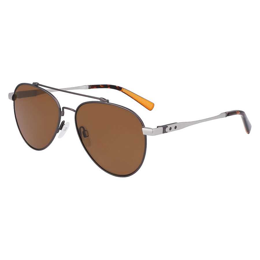 Shinola Brown Pilot Unisex Sunglasses Sh2101s 071 60