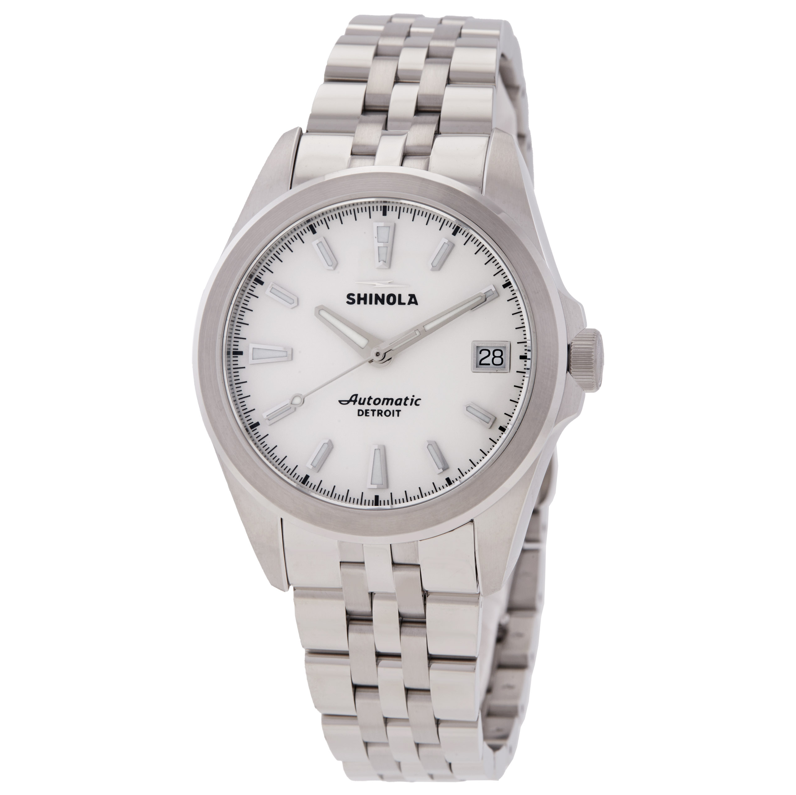 Shinola Circadian Automatic White Dial Men's Watch S0120299740