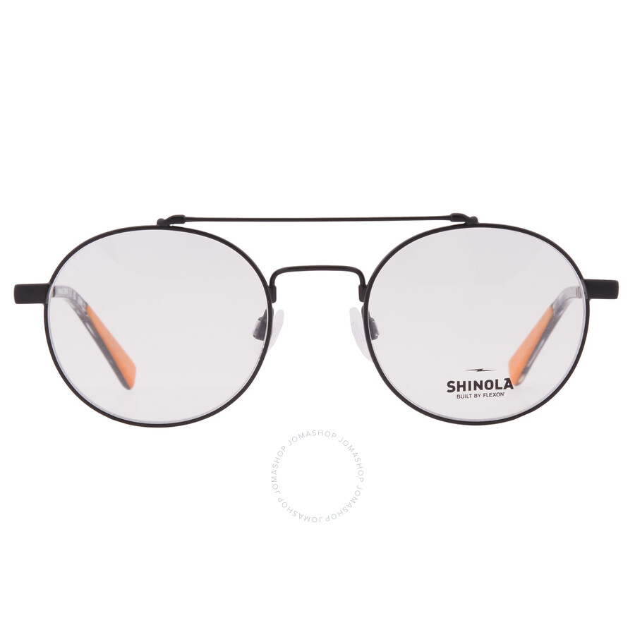 Shinola Demo Round Unisex Eyeglasses Sh21001 001 49