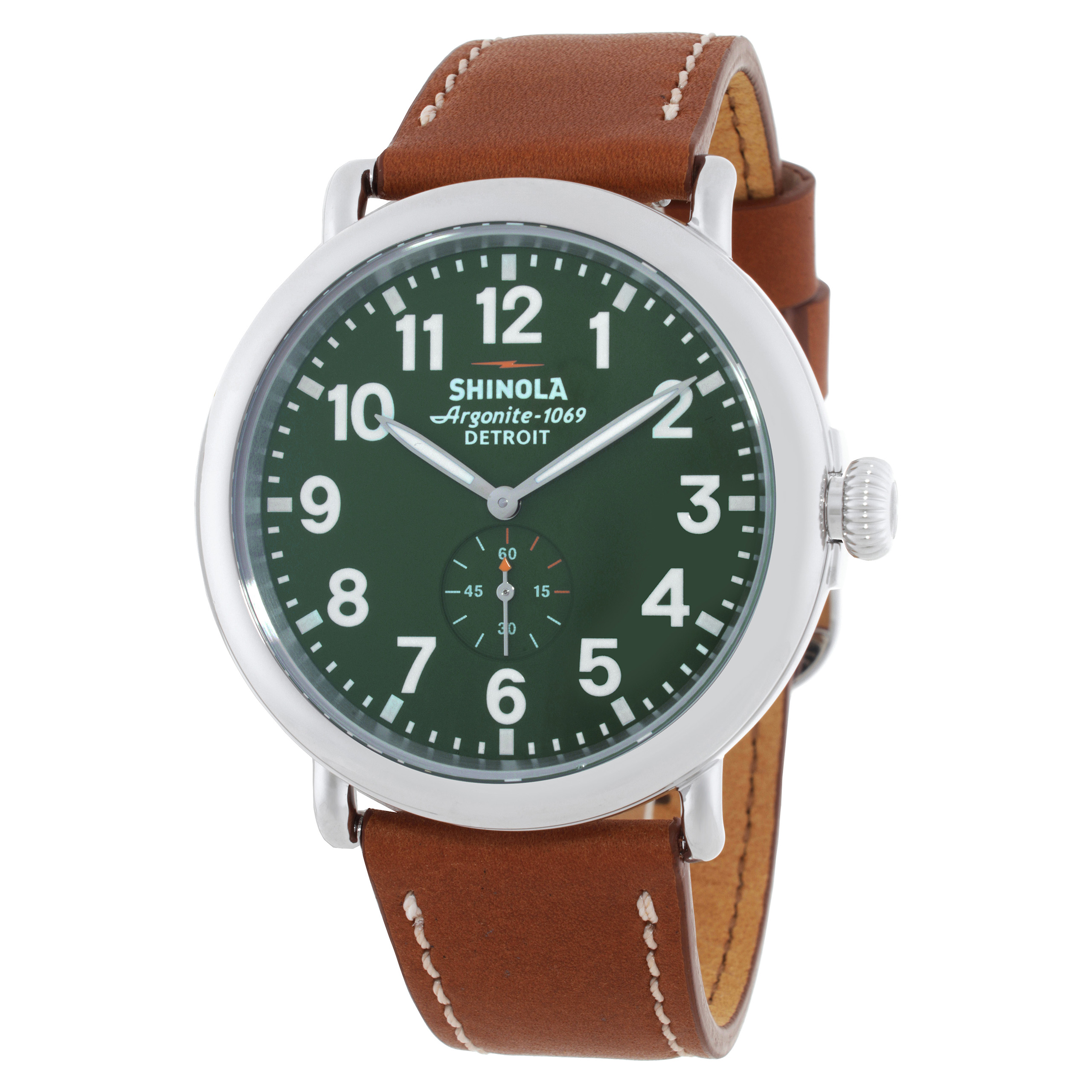 Shinola Runwell Quartz Green Dial Men's Watch S0110000038