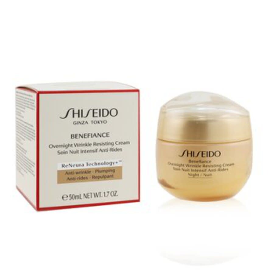 Shop Shiseido - Benefiance Overnight Wrinkle Resisting Cream  50ml/1.7oz In Cream / Green