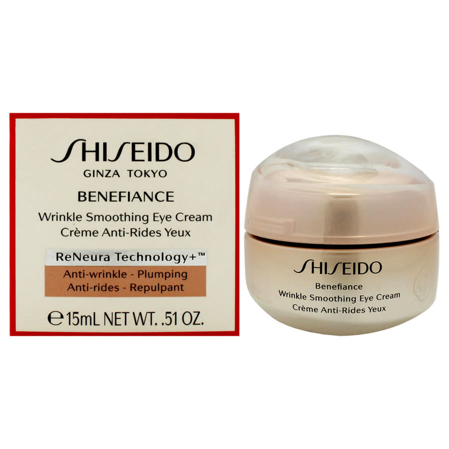 Shiseido Benefiance Wrinkle Smoothing Eye Cream 0.51 oz (tester) Skin Care 843711405890 In Multi