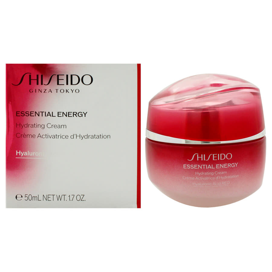 Shiseido Ladies Essential Energy Hydrating Cream 1.7 oz (tester) Skin Care 843711405876 In Red