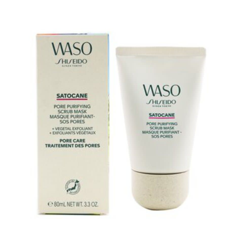 Shop Shiseido Ladies Waso Satocane Pore Purifying Scrub Mask 3.3 oz Skin Care 768614178811 In Grey