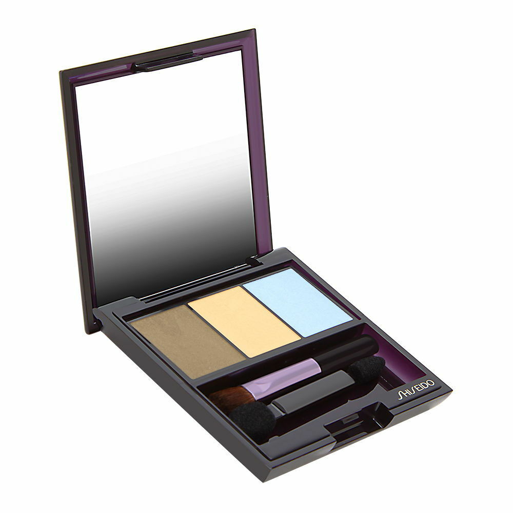 Shiseido тени-трио для век с шелковистой текстурой и эффектом сияния gd804 3мл (729238105249)