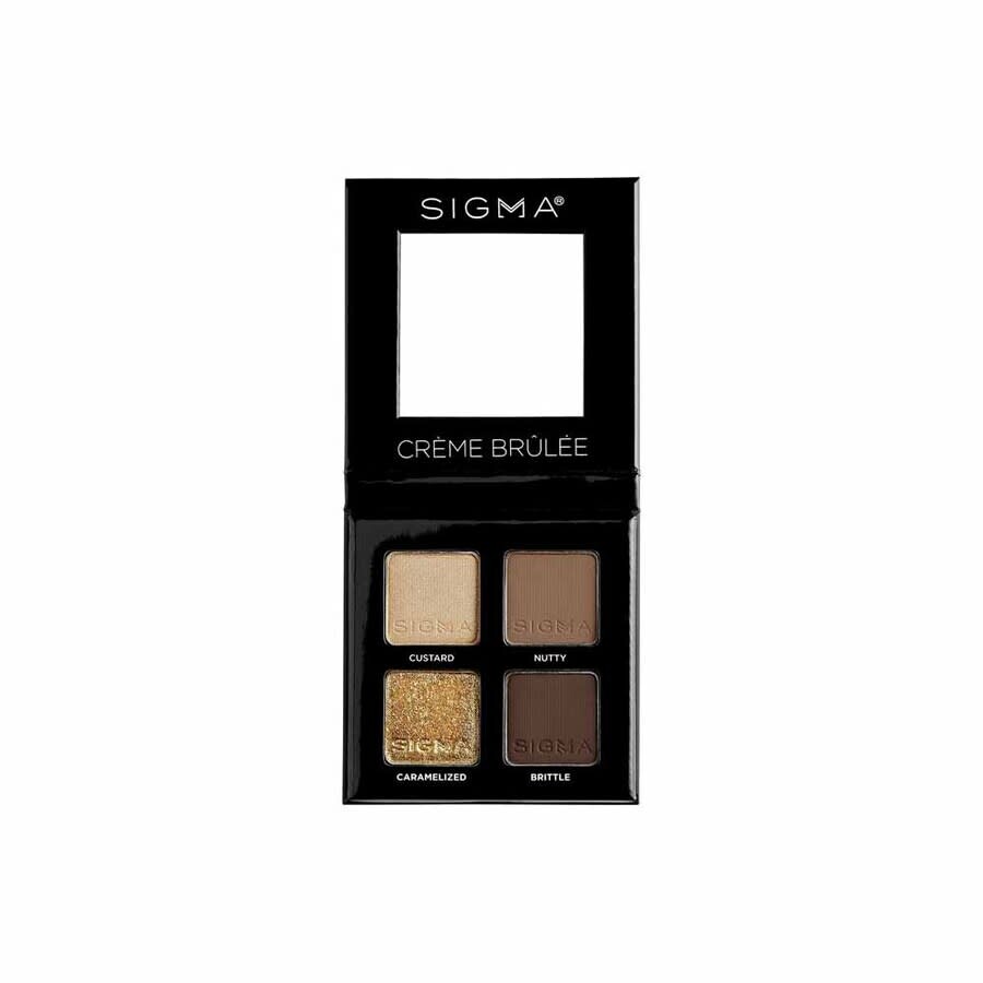 Sigma Beauty Ladies Eyeshadow Quad Creme Brulee Makeup 811425036174 In Sand