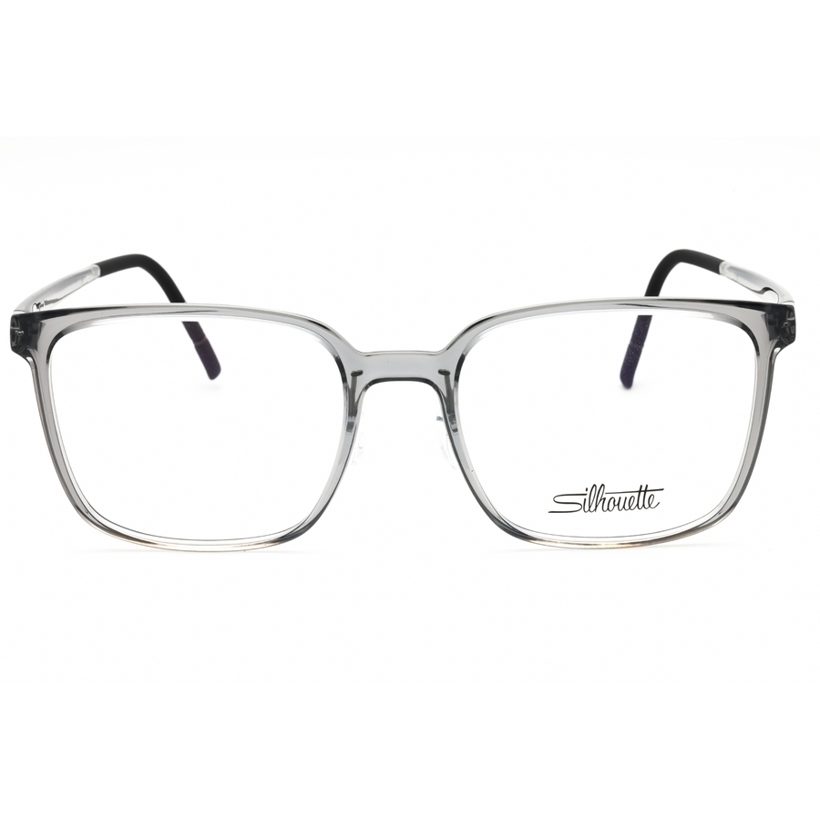 Silhouette Unisex Grey Rectangular Eyeglass Frames Vividsky295775