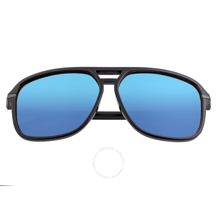 Shop Simplify Reed Mirror Coating Pilot Unisex Sunglasses Ssu121-bl In Blue