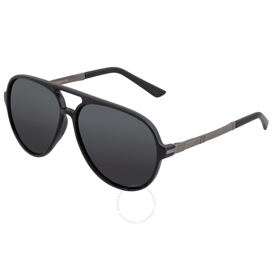Simplify Unisex Ssu120 57 X 48mm Polarized Sunglasses In Black