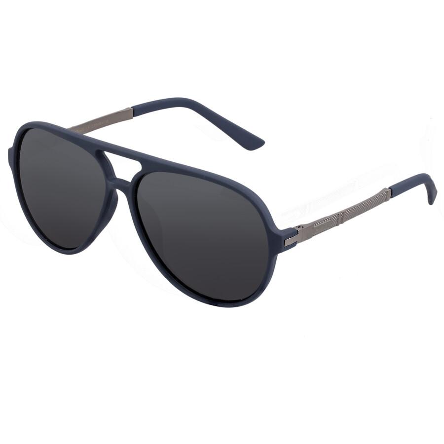 Simplify Unisex Ssu120 57 X 48mm Polarized Sunglasses In Black