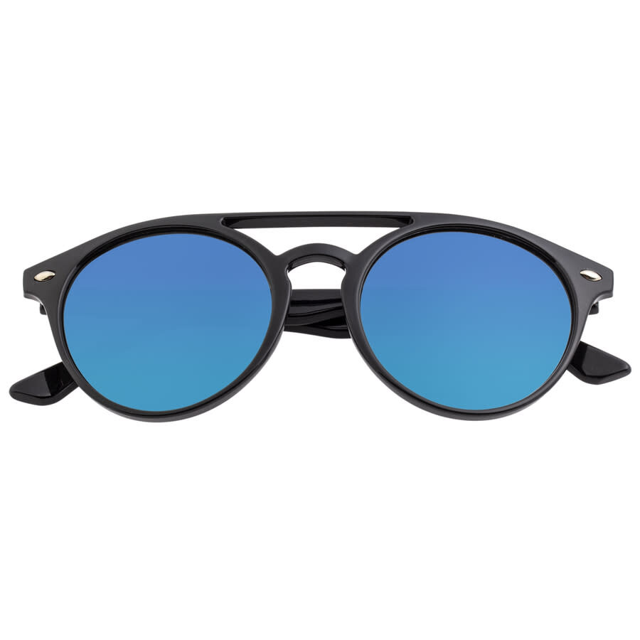 Shop Simplify Unisex Black Cat Eye Sunglasses Ssu122-bl In Blue