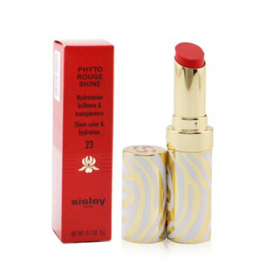 Sisley Paris Sisley Phyto Rouge Shine Hydrating Glossy Lipstick 0.1 oz # 23 Sheer Flamingo Makeup 3473311705068