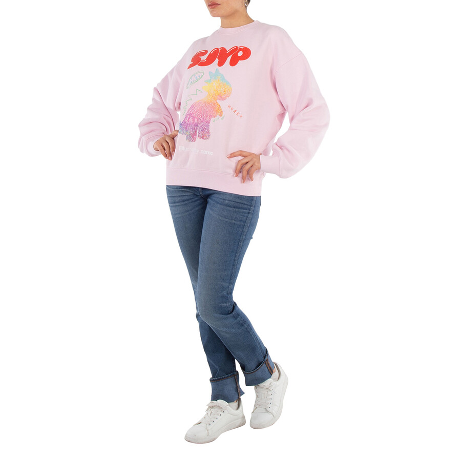 Colour Scratched Dino Sweatshirt