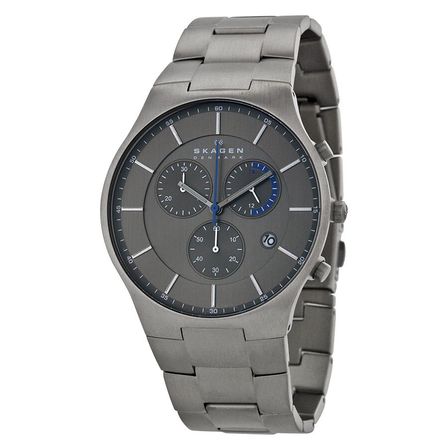 Skagen Balder Chronograph Grey Dial Men's Watch SKW6077