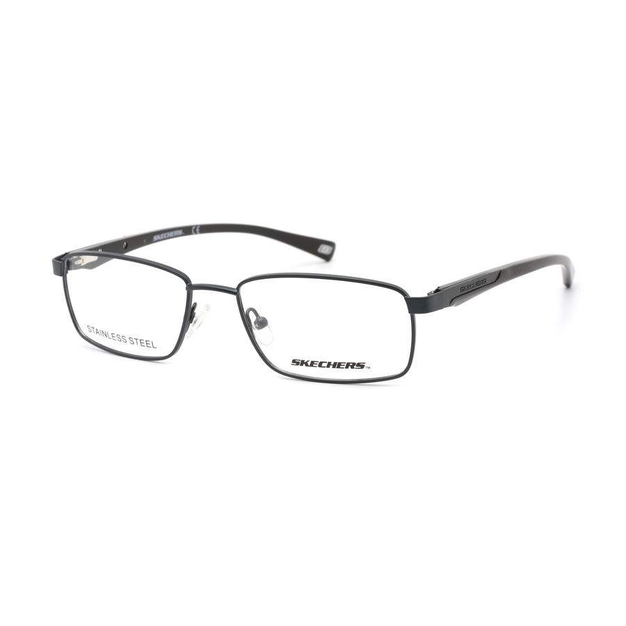 Skechers Men's Black Rectangular Eyeglass Frames SE323200253