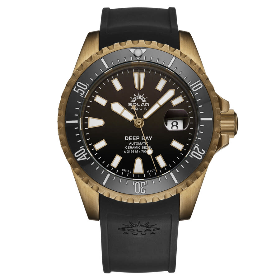 Solar Aqua Deep Bay Automatic Brown Dial Men's Watch SA0030.0002