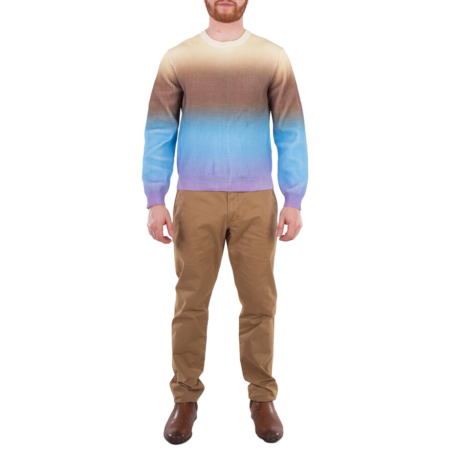 Men's Multicolor Gradient Sweater , Brand Size 44 (US Size 34)