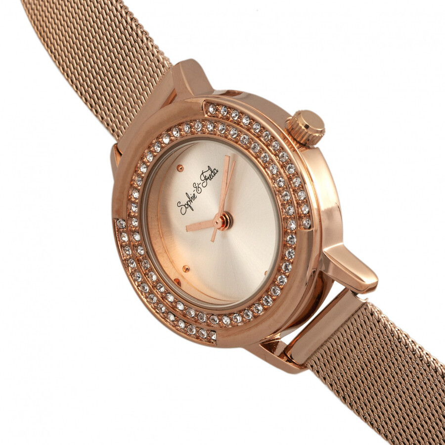  Cambridge Crystal Silver Dial Ladies Watch 