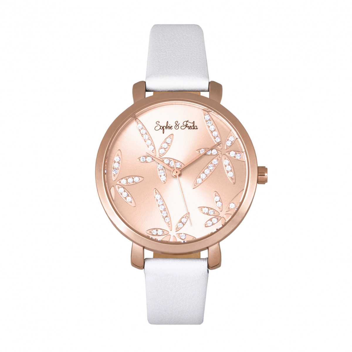 Sophie And Freda Key West Rose Gold Dial Ladies Watch SF4307
