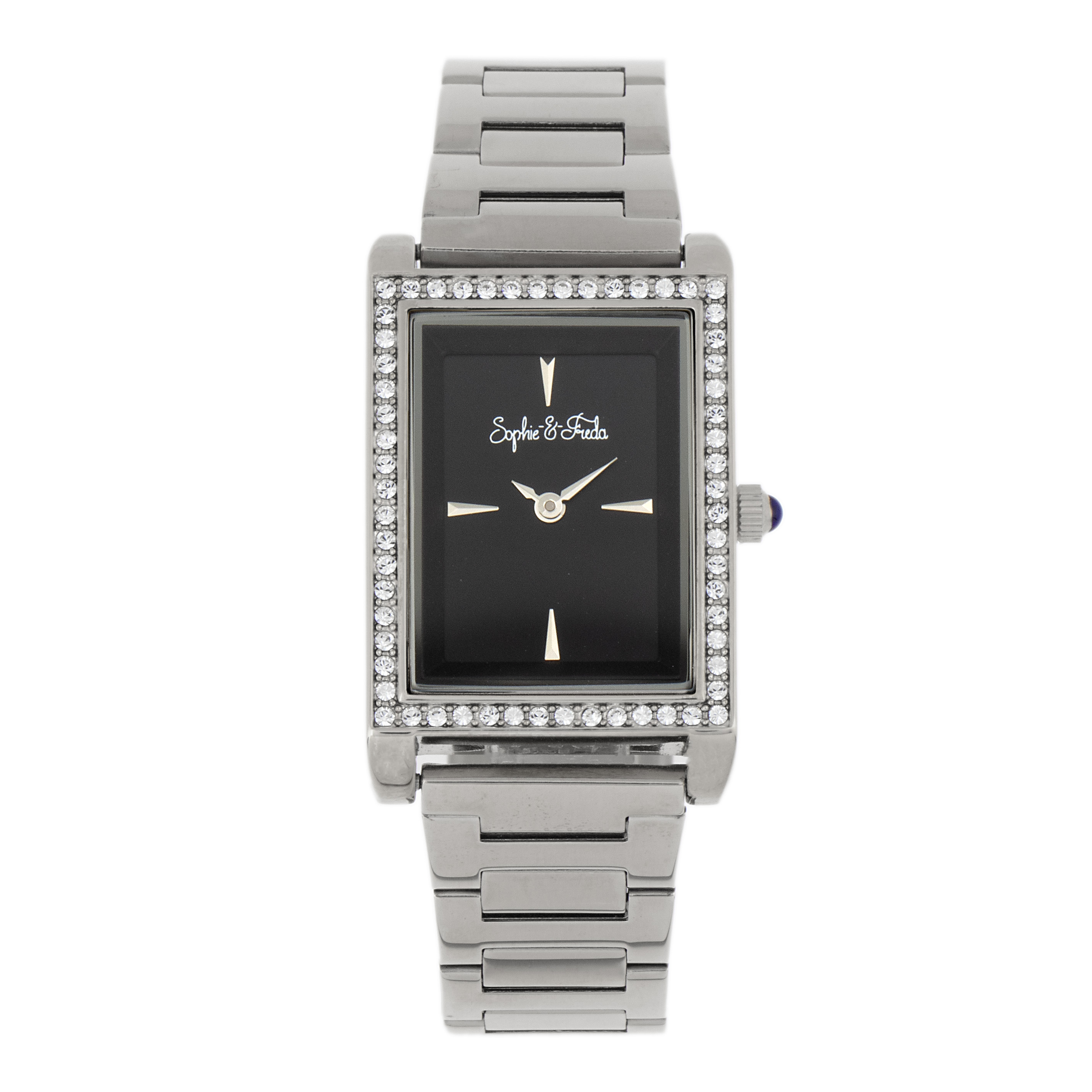Sophie And Freda Wilmington Quartz Crystal Black Dial Ladies Watch SF5601