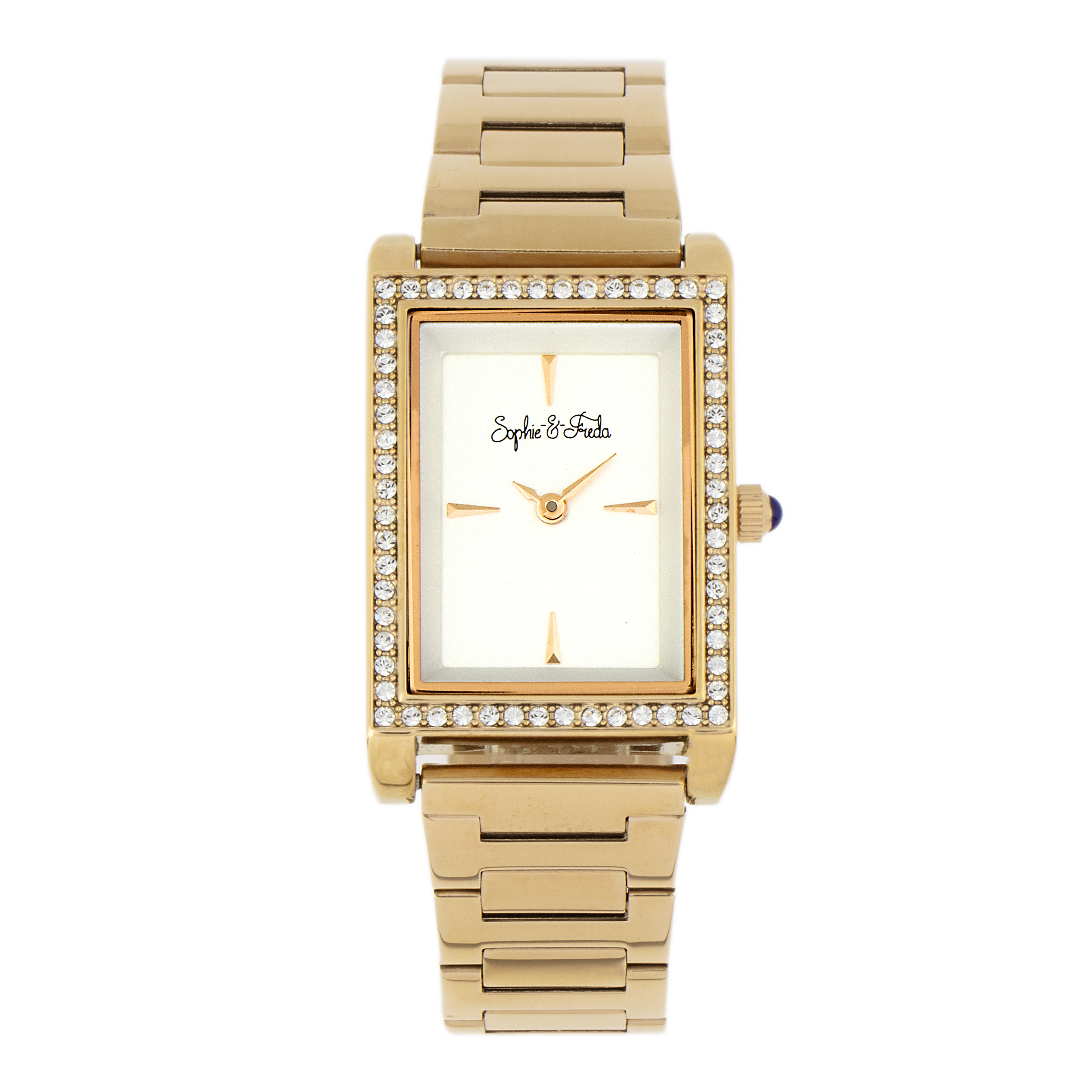 Sophie And Freda Wilmington Quartz Crystal Silver Dial Ladies Watch SF5602