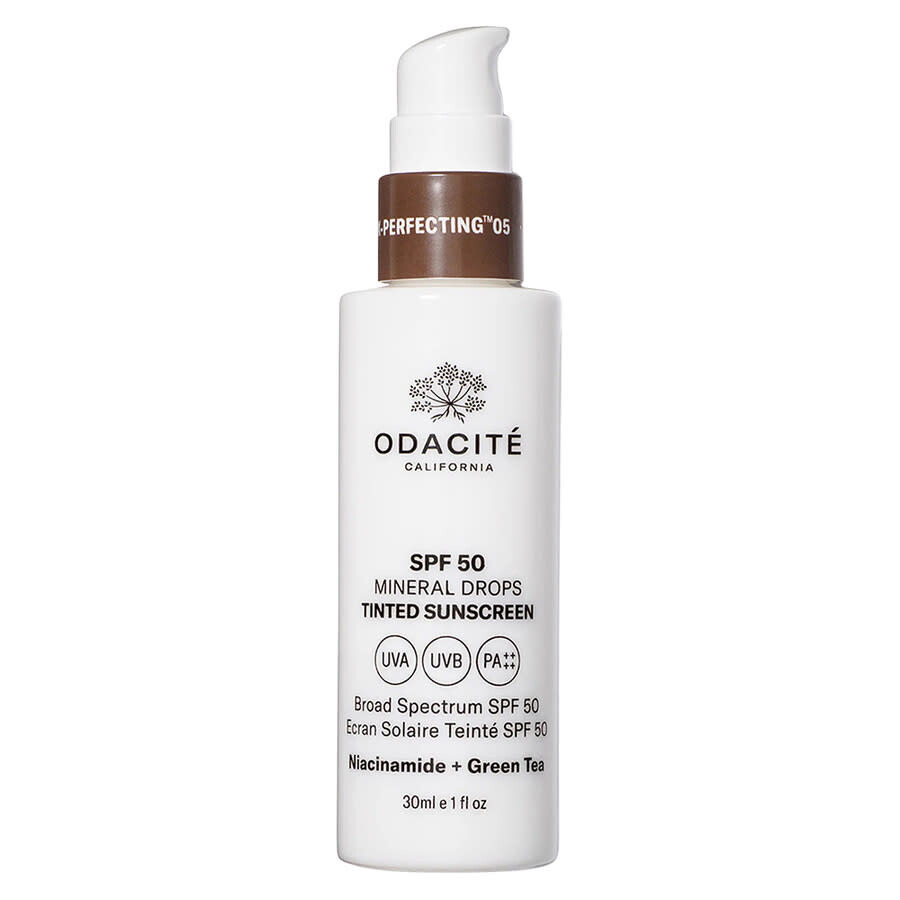 Odacite Spf 50 Tinted Mineral Drops Flex-perfecting Sunscreen - 5 Deep With Neutral Undertones