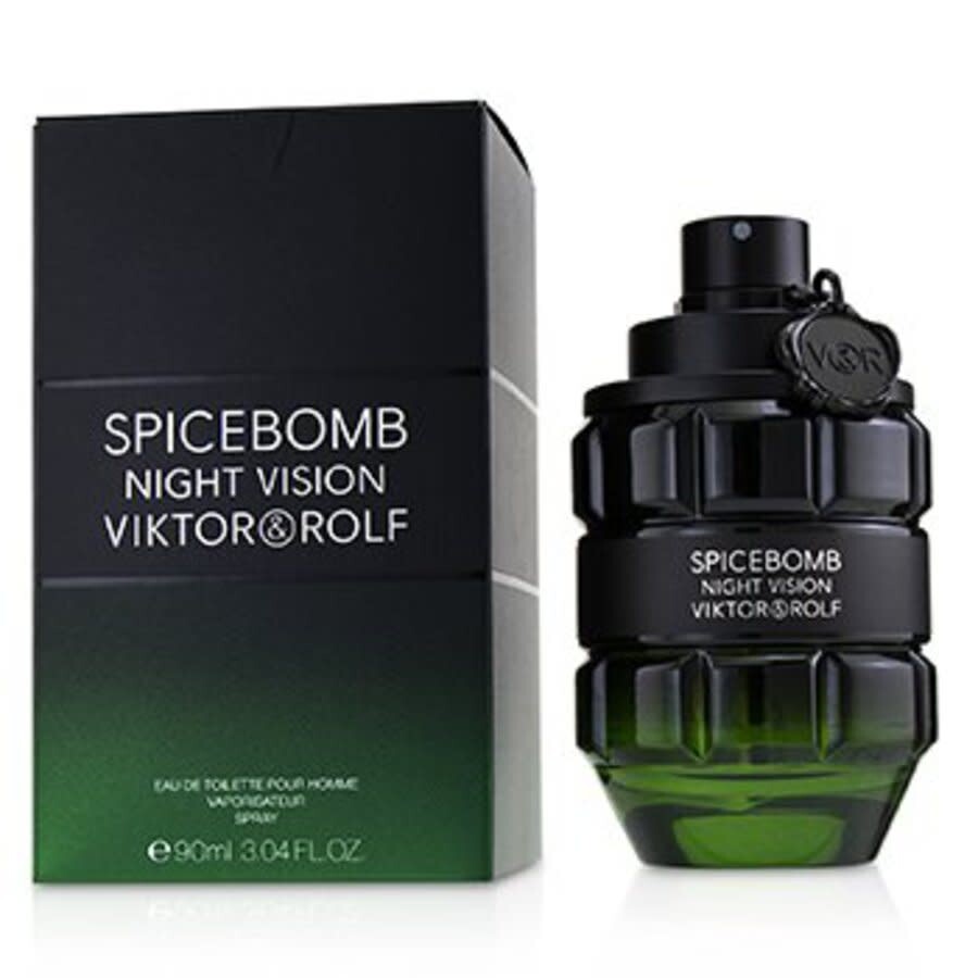 Viktor & Rolf Spicebomb Night Vision / Edt Spray 3.04 oz (90 Ml) (m) In Red / Green
