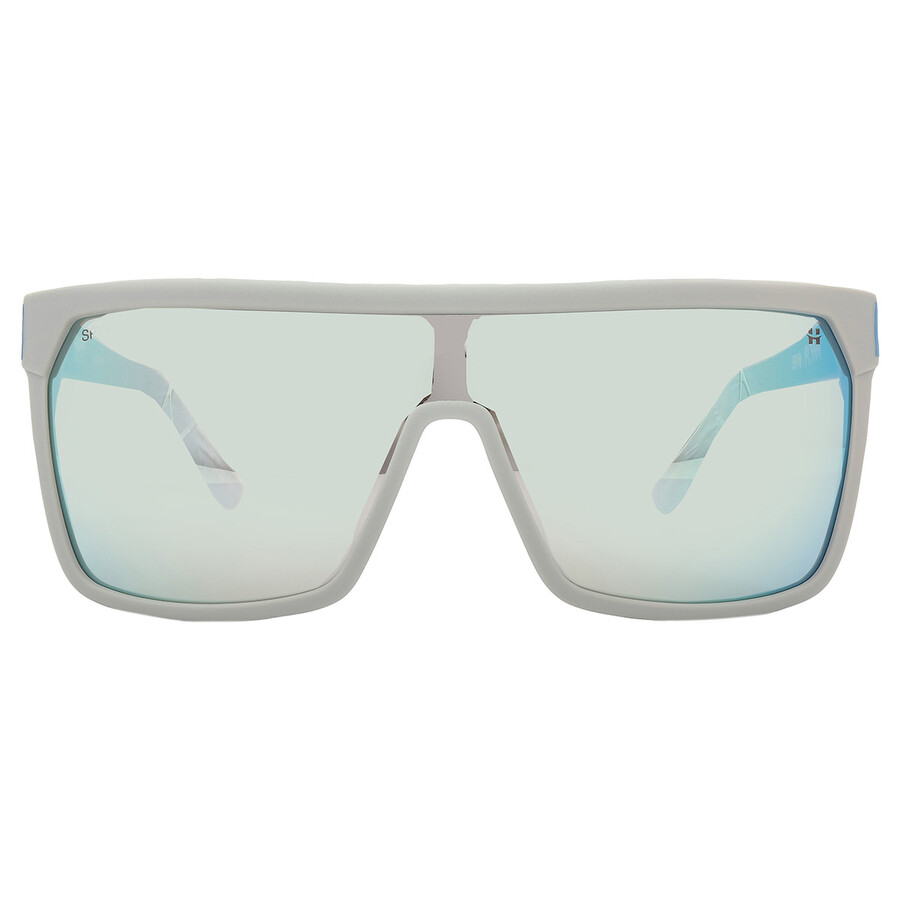 Spy Flynn Happy Bronze Platinum Mirror Shield Unisex Sunglasses 6700000000258