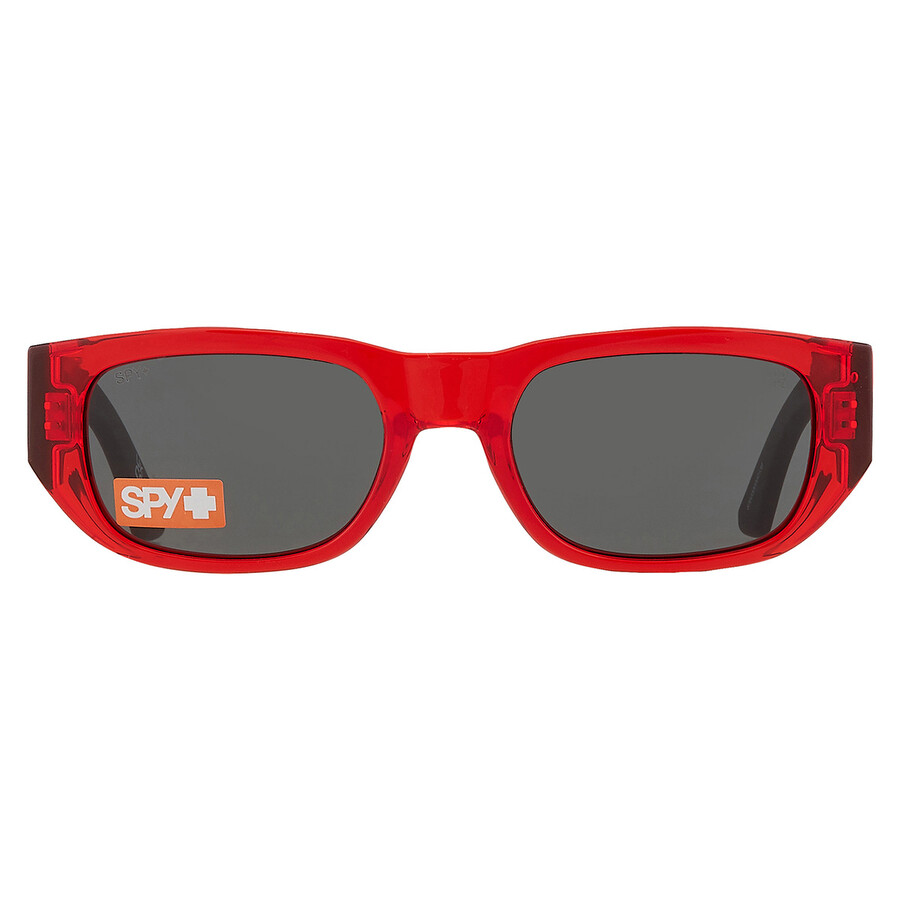 Spy Genre Happy Grey Green Rectangular Unisex Sunglasses 6700000000138