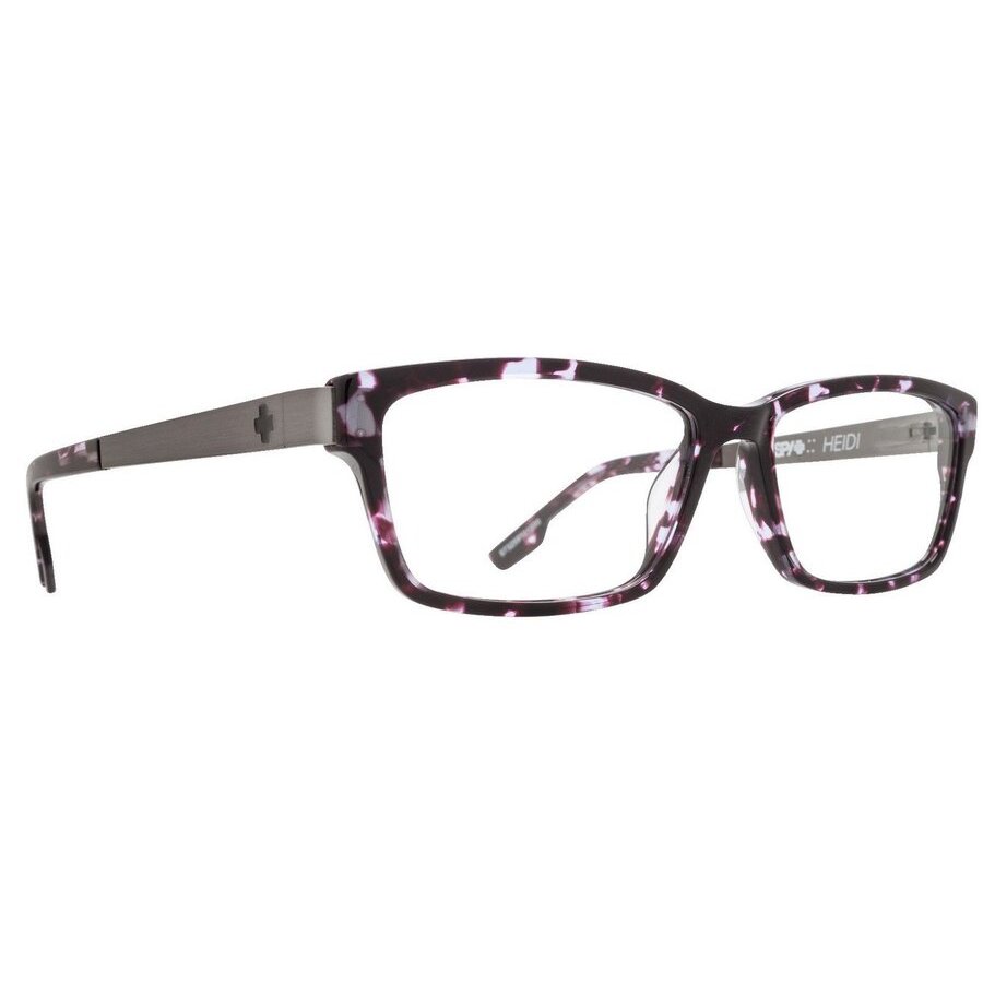 Spy Ladies Purple Rectangular Eyeglass Frames Heidiplumcamotort54