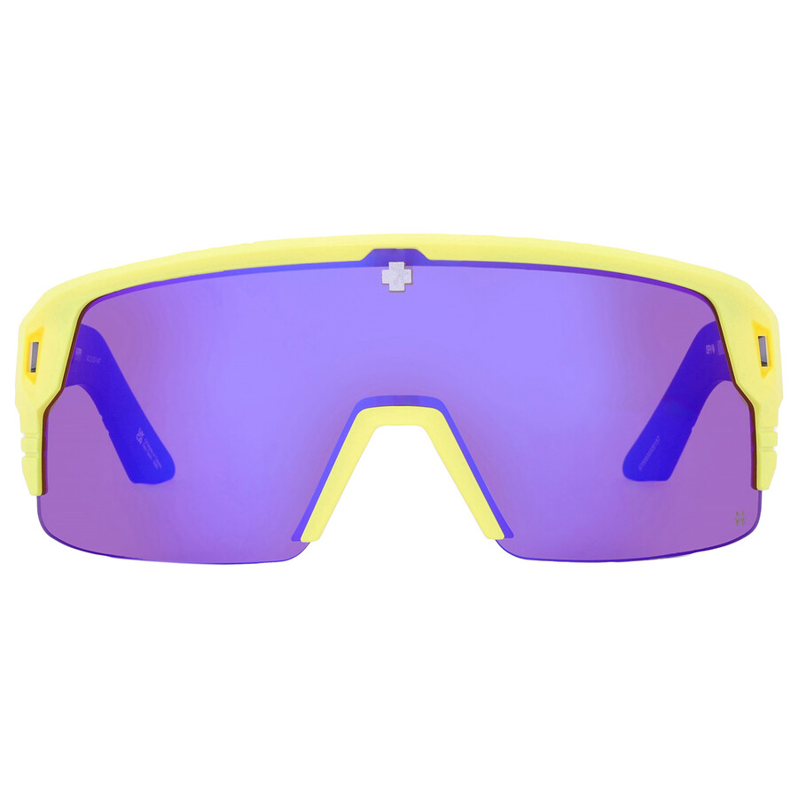 Spy Monolith 5050 Happy Bronze With Purple Spectra Mirror Shield Unisex Sunglasses 6700000000157
