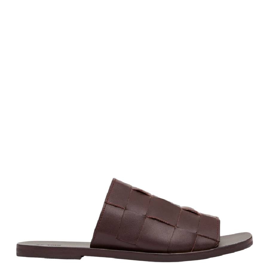 St Agni Woven Flats Chocolate In Brown