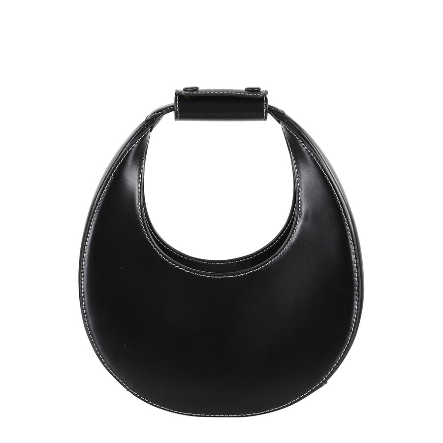 Staud Black Moon Mini Handbag In Black