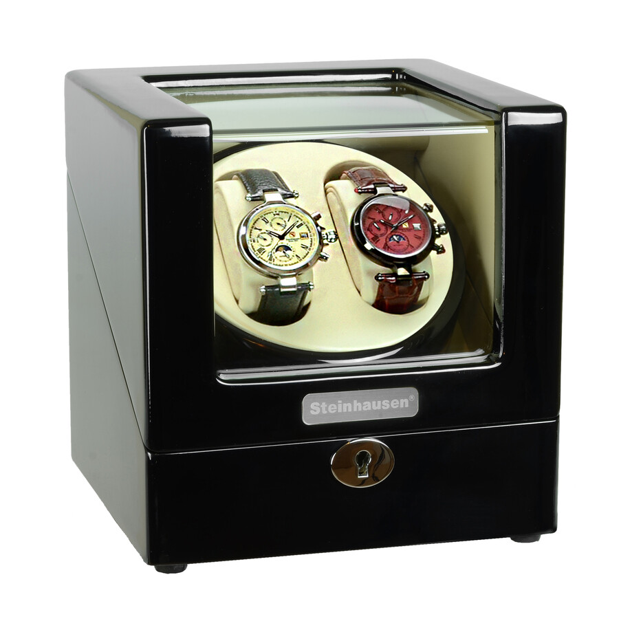 Steinhausen Heritage Onyx Double Watch Winder SW1802 Watch Winders