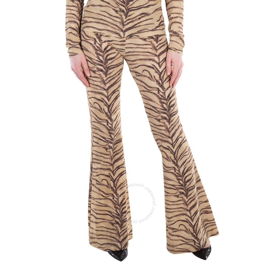 【Stella McCartney】 High-riseパンツ High-rise wide-leg pants in white - Stella Mc Cartney